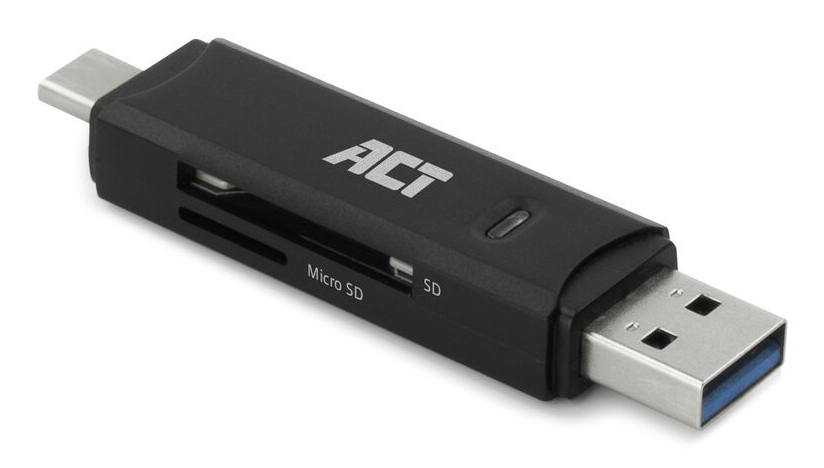 USB-C/USB-A 3.0 card reader