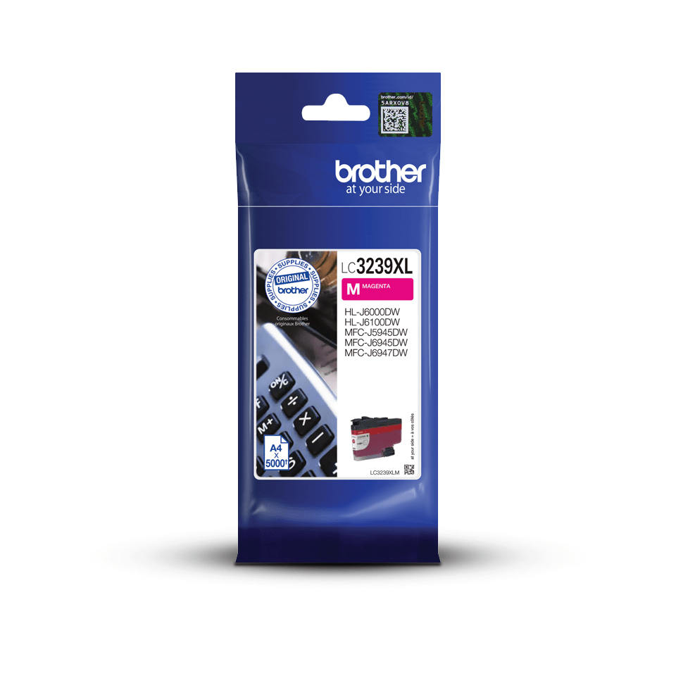 BROTHER LC3239XLM Ink Magenta 5000 pages for HLL6000DW/6100DW/MFCJ5945DW/6945DW/6947DW