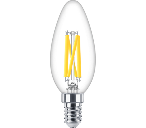 PHI MASTER LEDCandle DT3.4-40W E14 927 B35CL G Kerzenlampe