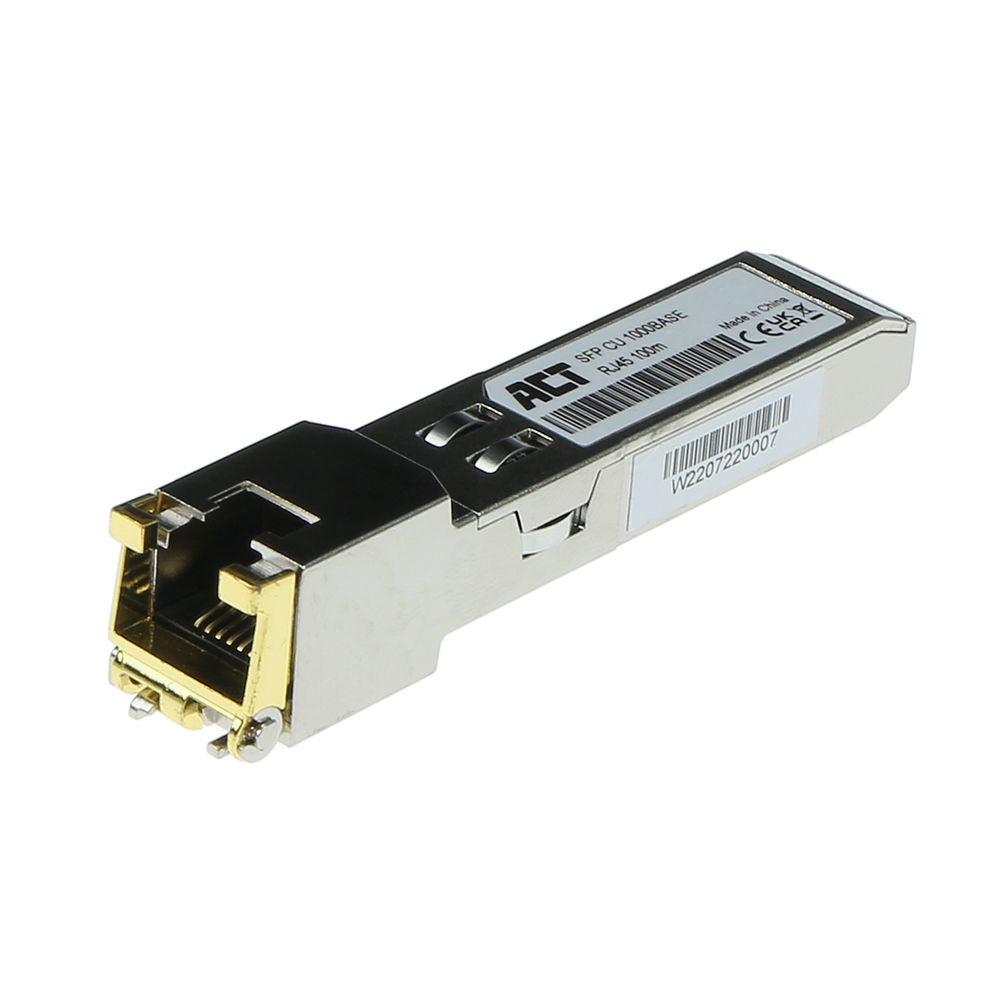 SFP 1000Base copper RJ45 transceiver coded for Cisco (GLC-T)