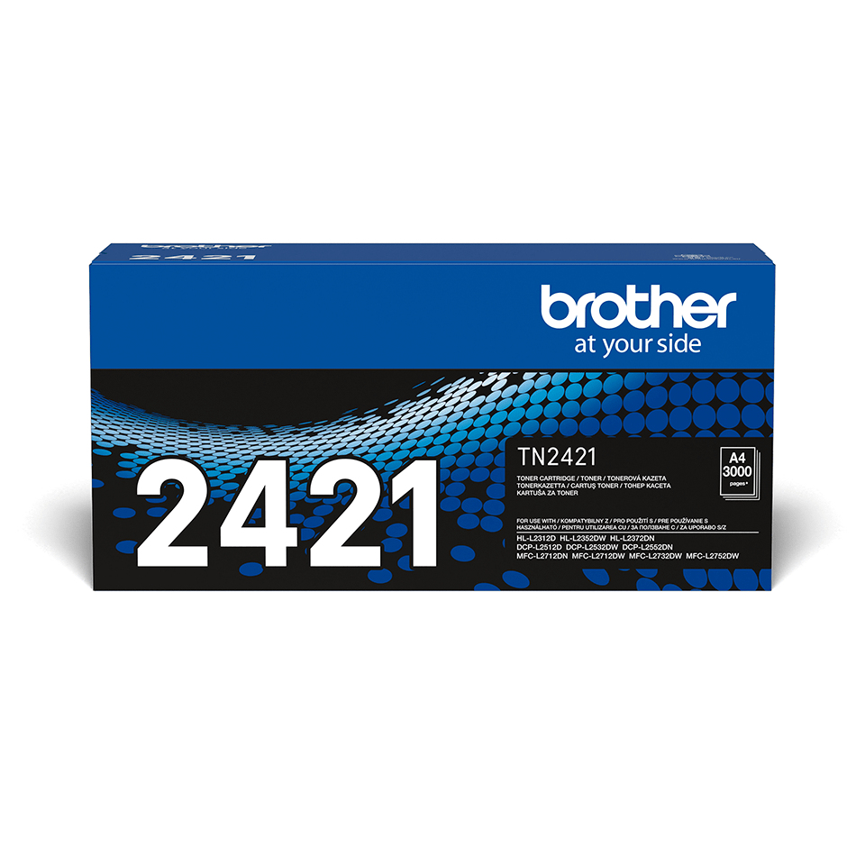 Brother TN2421 - Mit hoher Kapazitt - original - Tonerpatrone - fr Brother DCP-L2512, L2532, L2552, HL-L2352, L2372, MFC-L2712, L2732, L2752