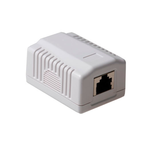 Surface mounted box shielded 1 ports CAT5E