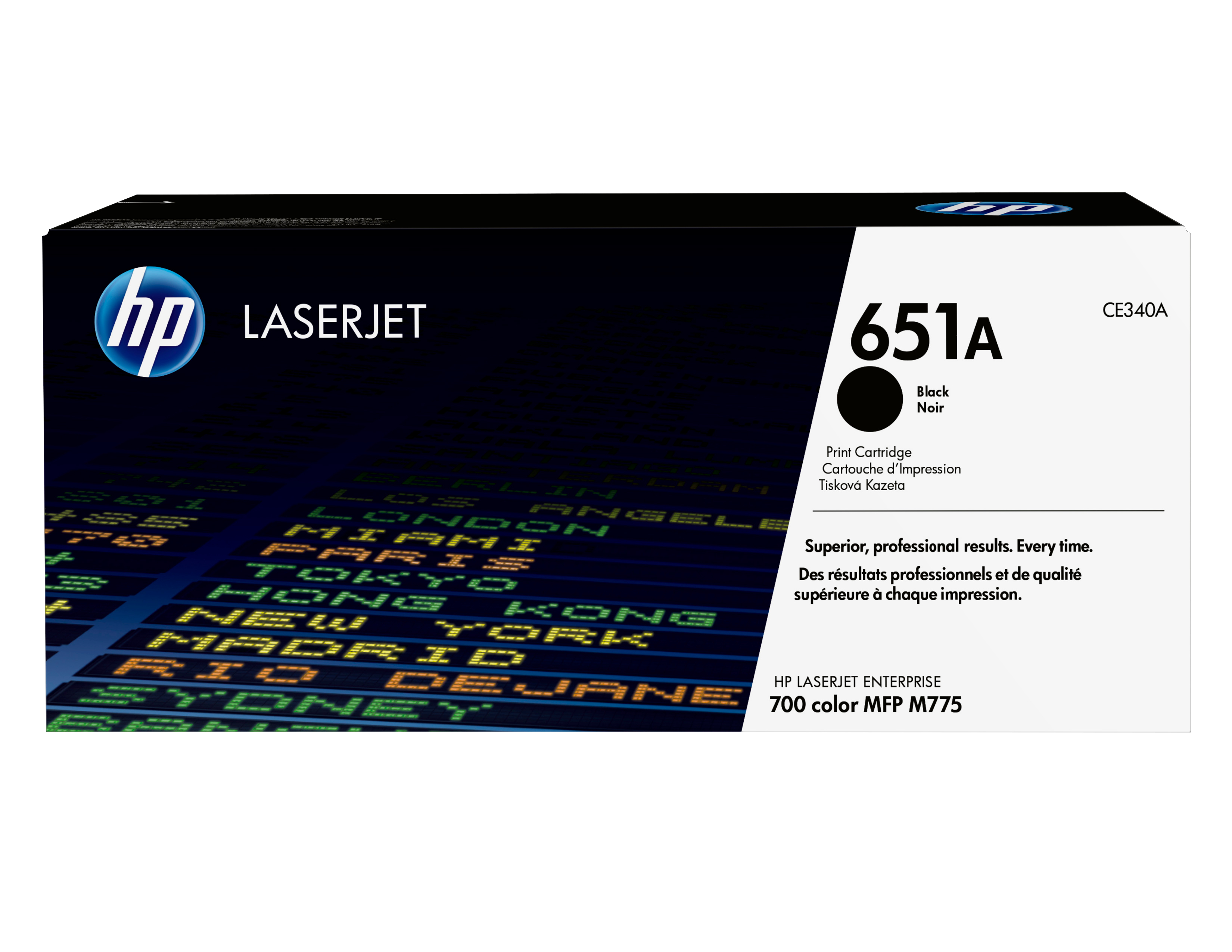 HP 651A - sort - original - LaserJet