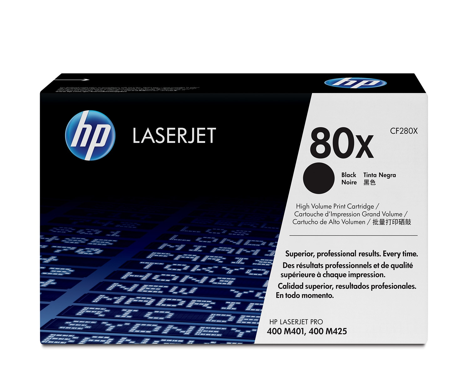 HP 80X - Højtydende - sort - original