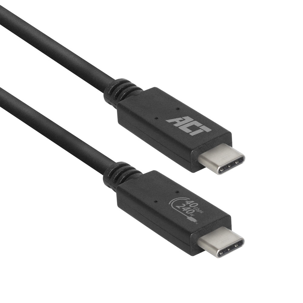 USB4® 40Gbps 240W USB Type-C® Cable, USB-IF certified 0.8 meters