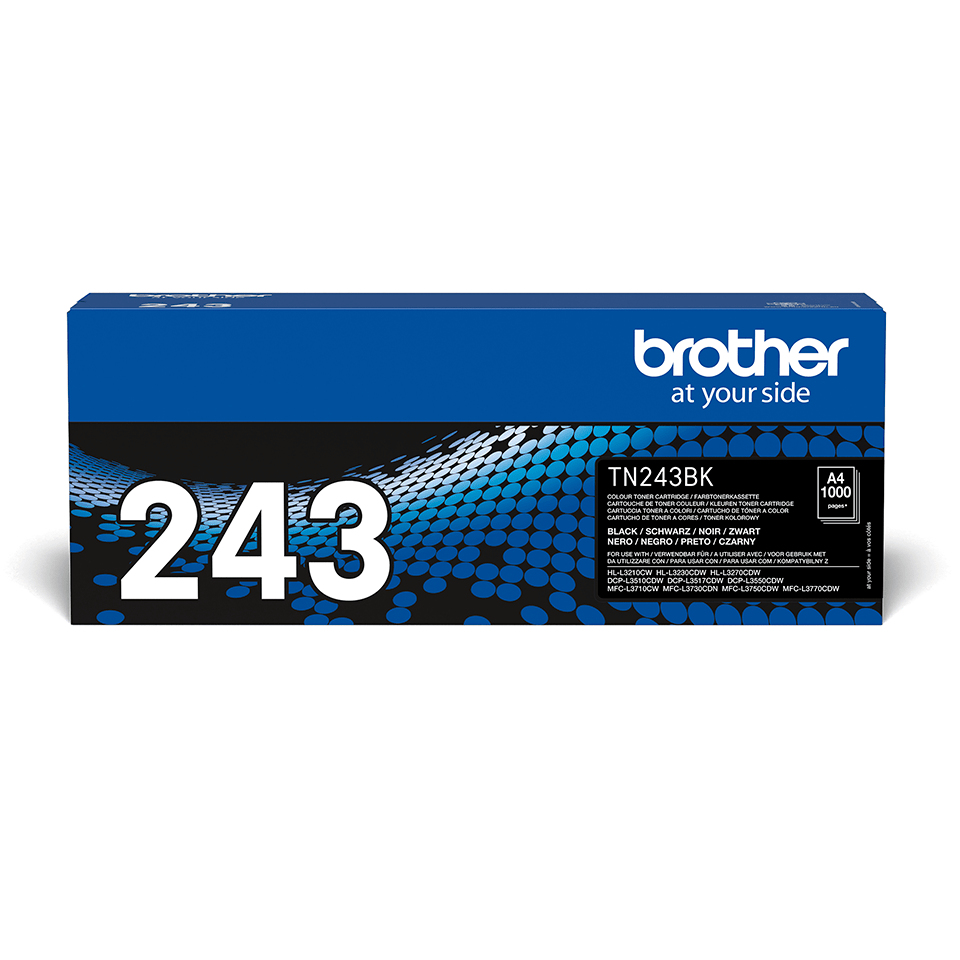Brother Toner TN243BK | 1000Sider | Sort