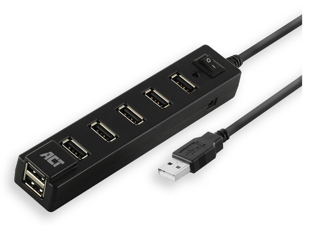 USB hub 7 port, on/off switch