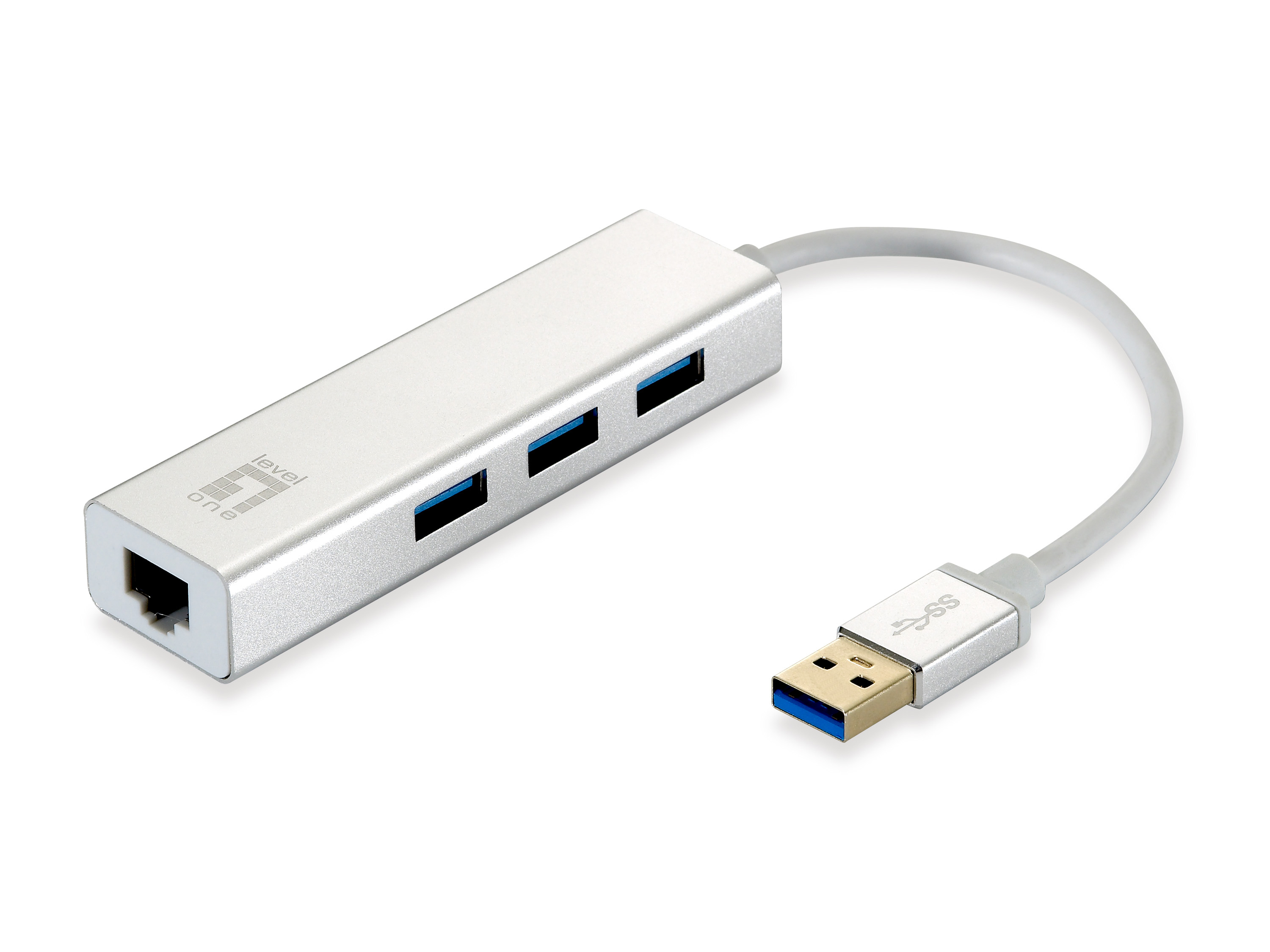 Adapter USB3.0-> RJ45 10/100/1000.3xUSB3.0 0.15m si