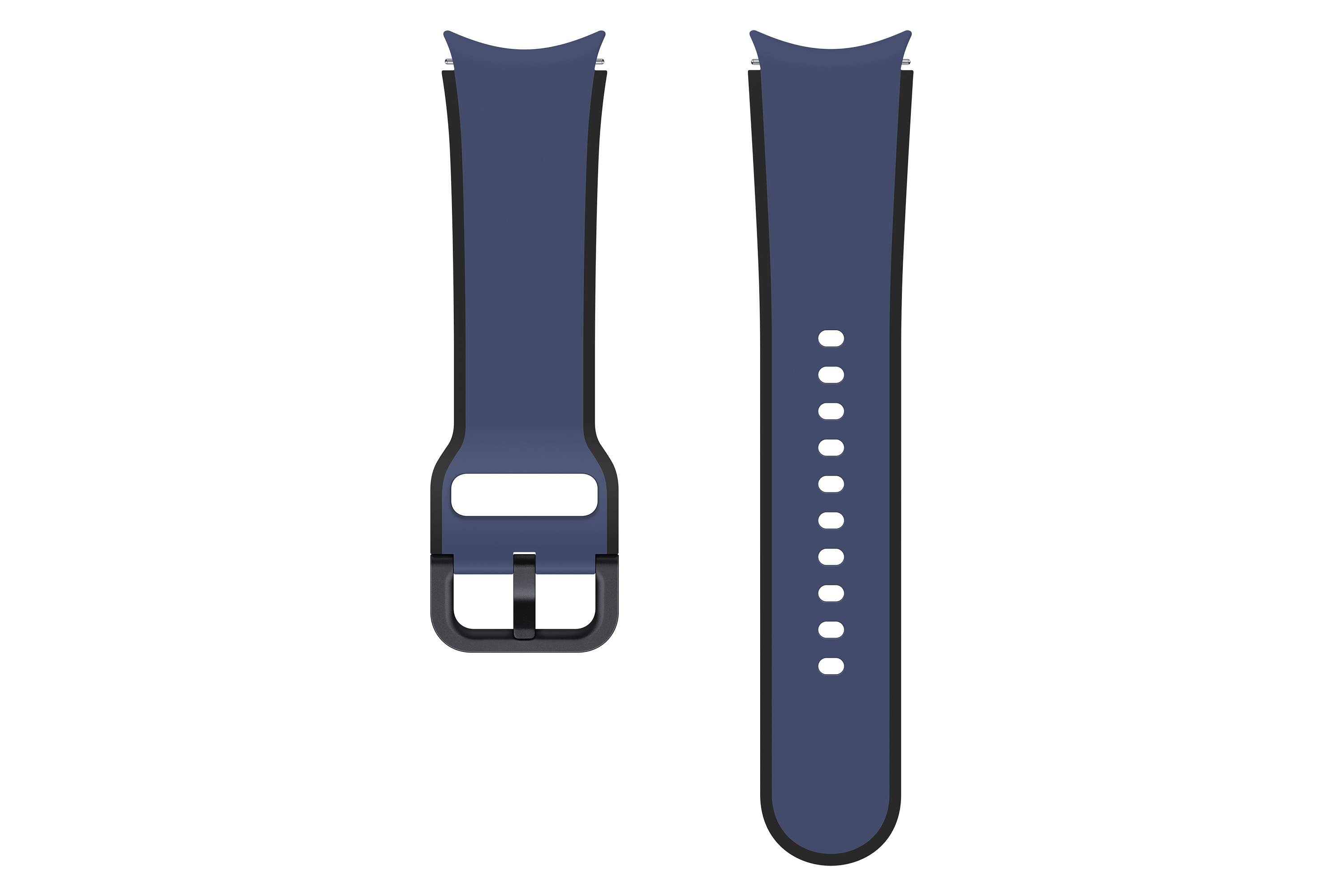 ET-STR90SNE Samsung Galaxy Watch 4/4 Classic/5/5 Pro Dvoubarevný Sportovní Remínek 20mm S/M Navy