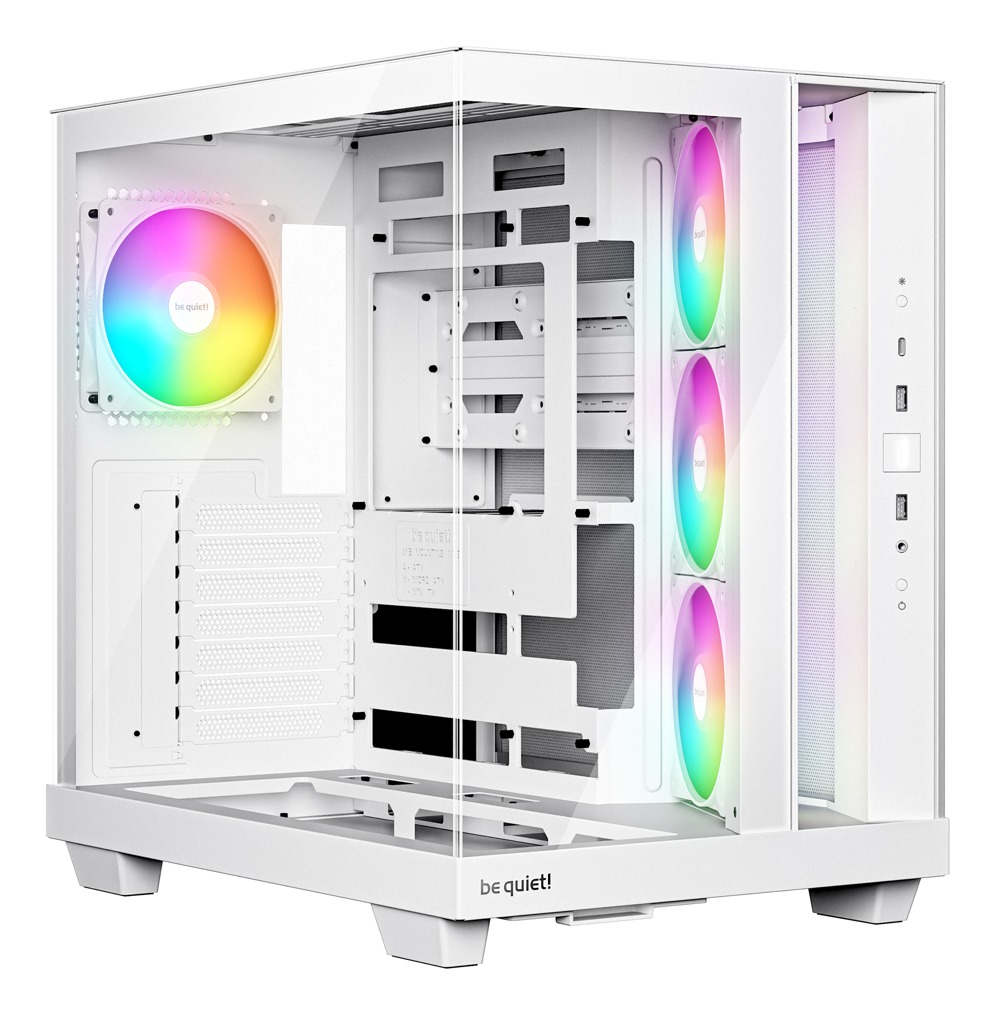 Midi be quiet! Light Base 500 LX White