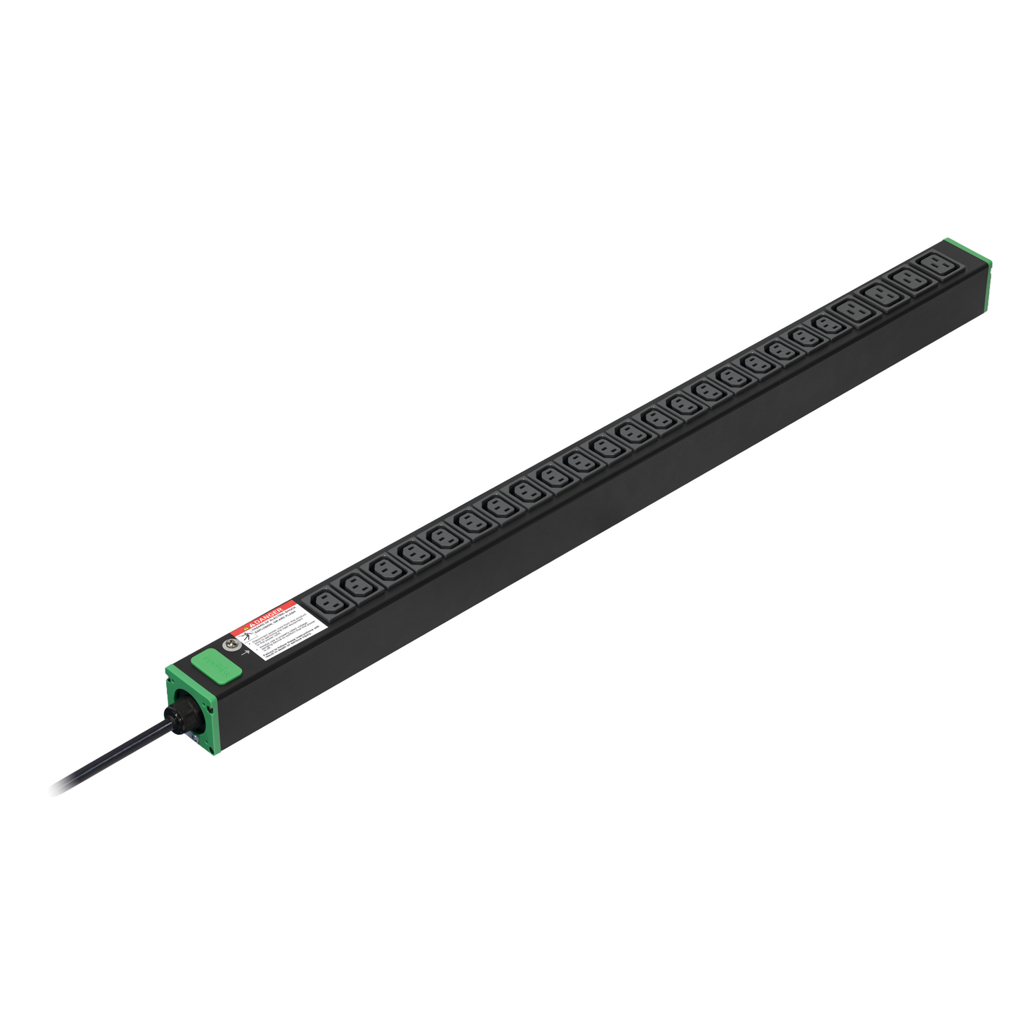 APC Easy Rack PDU Basic vertikal 1-phasig 3,7 kW 230 V 16 A 20 x C13- und 4 x C19-Steckdosen IEC60309-Stecker