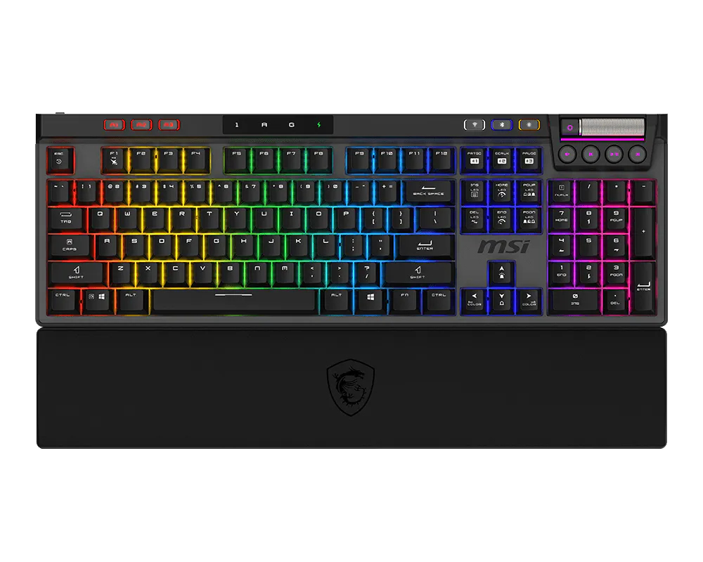MSI Strike Pro W Silent DE Keyboard DE Black
