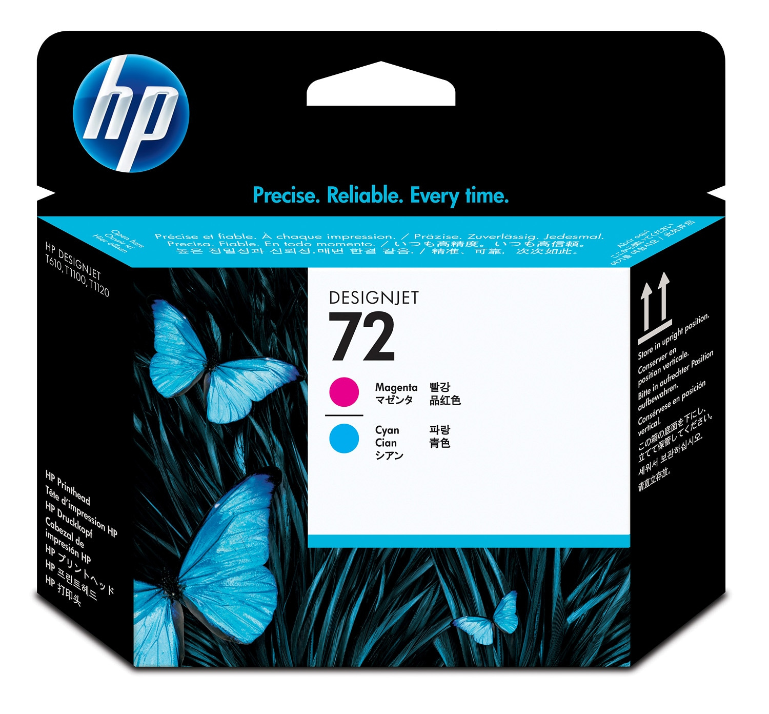 HP 72 - cyan, magenta - printhoved
