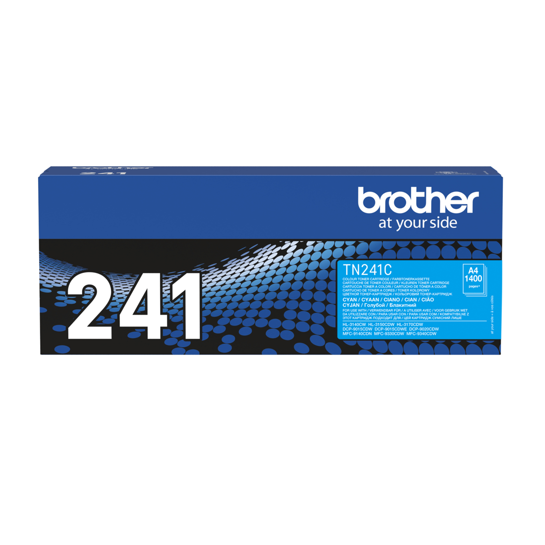 Brother Toner TN241C | 1400Sider | Cyan
