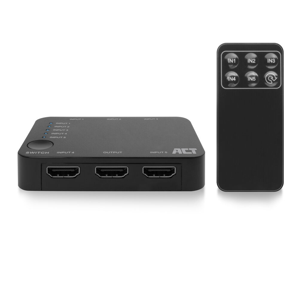 4K HDMI Switch 5 in, 1 out