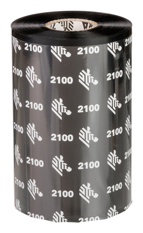 ZEBRA Farbband Wachs 10,2cm x 450m schwarz,Thermotransfer,12 Rollen