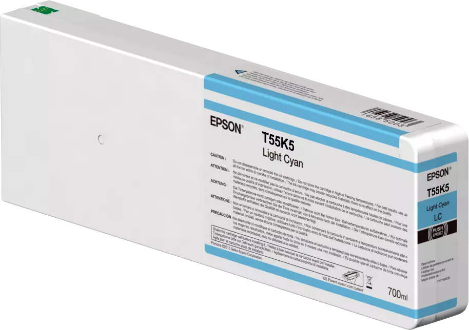 Epson - lys cyan - original - blækpatr