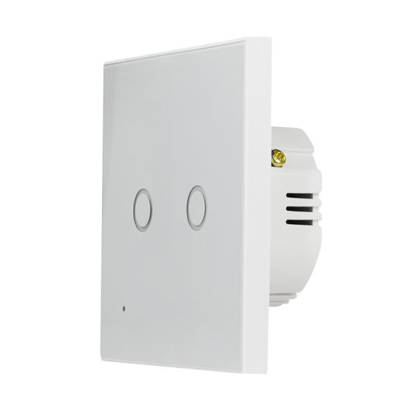 Logilink WiFi Smart EU Light Switch, 2-gang, Tuya compatible