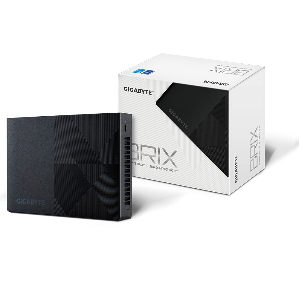 Gigabyte Brix GB-BNIP-N100 Barebone (Intel N100 CPU 4C/4T)