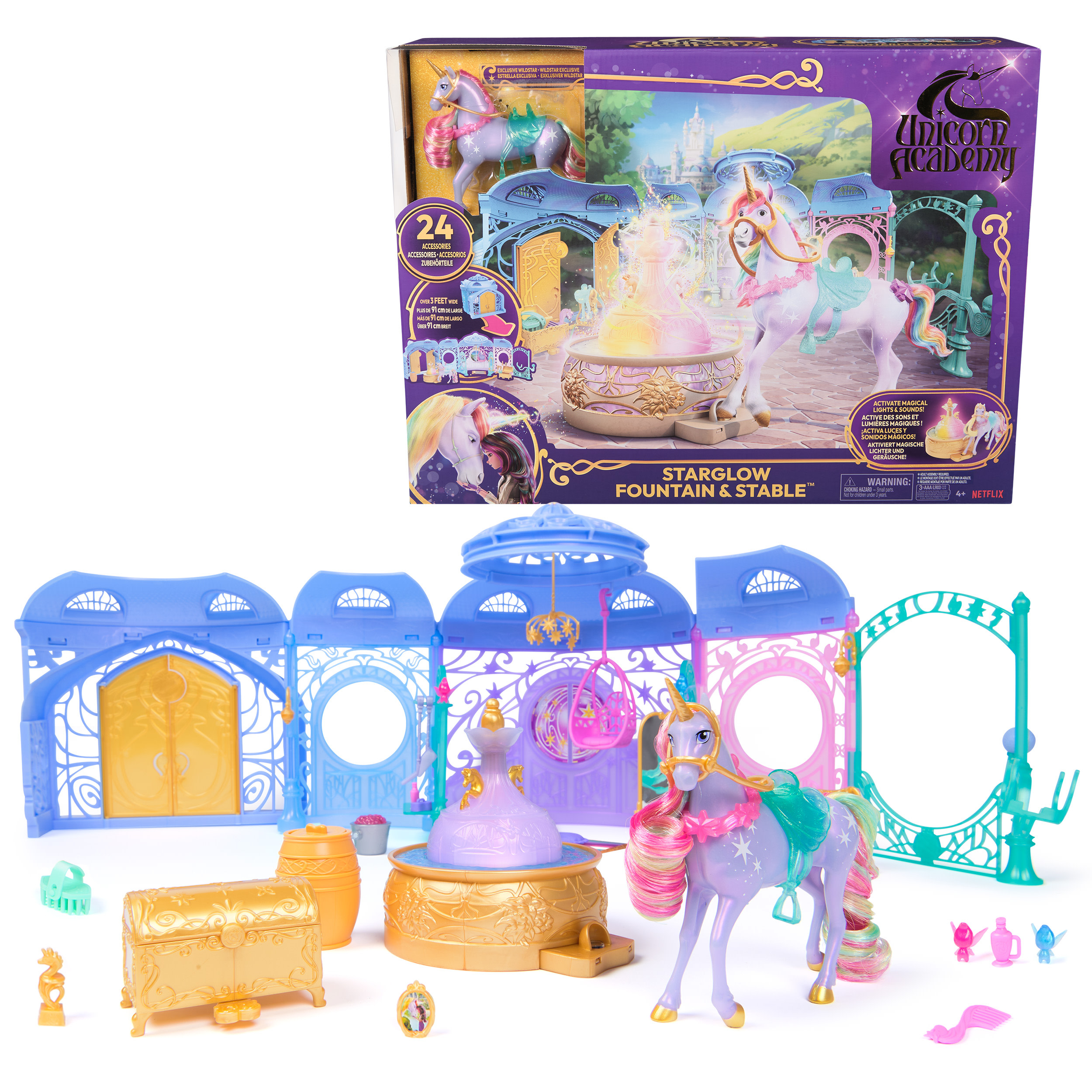 Unicorn Academy - Stall Spielset (ink