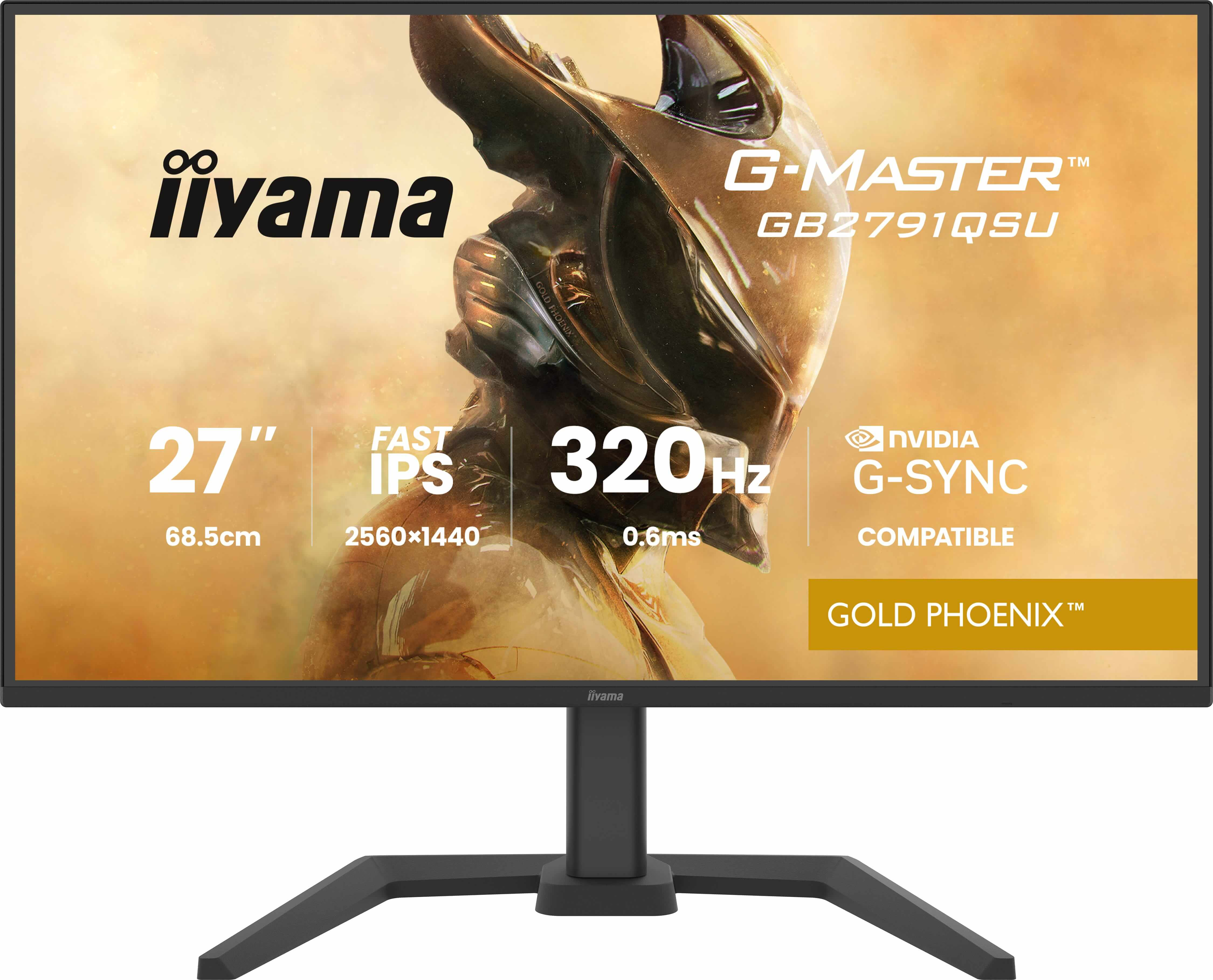 iiyama G-MASTER Gold Phoenix™ GB2791QSU-B1 Gaming-Monitor 68,5 cm (27") mattschwarz