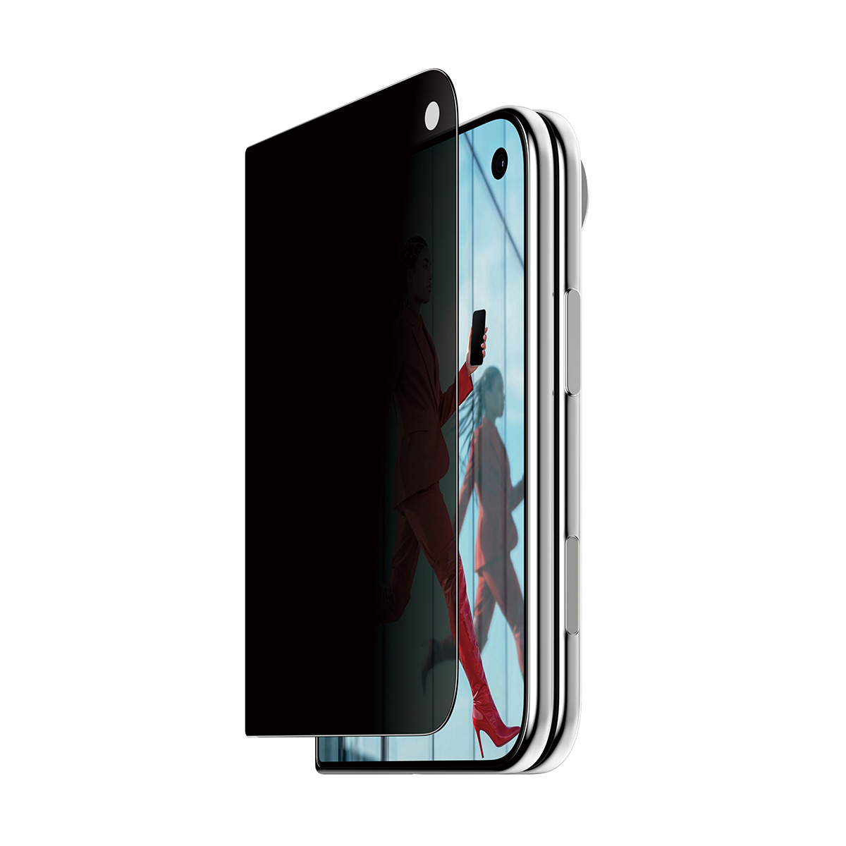 PanzerGlass 2-Way Privacy Front Screen Protector iPhone 18 Fold