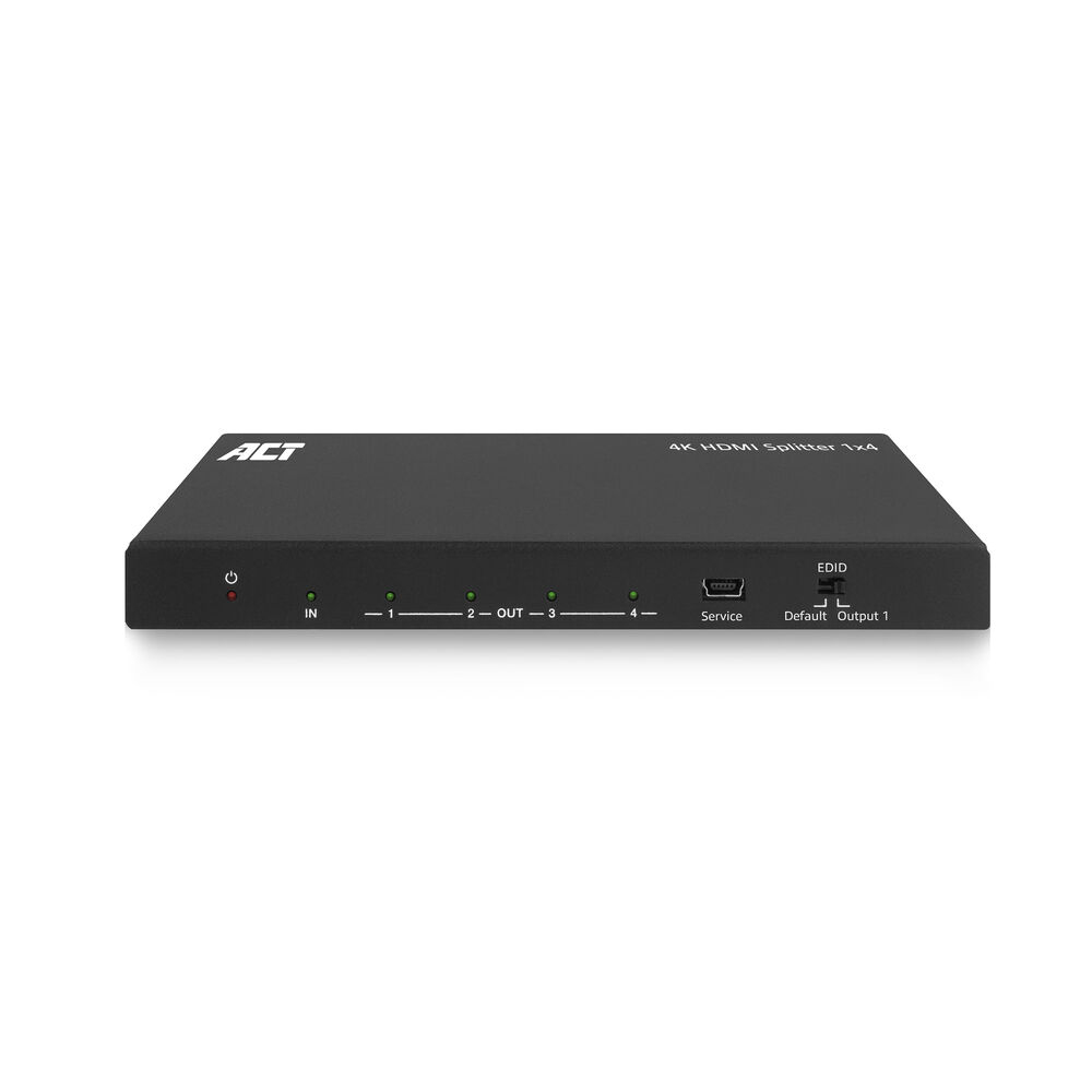 4K HDMI splitter, 1 in 4 out, EDID support