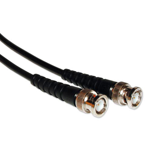 RG-58 patch cable black 50 Ohm 15,00 m