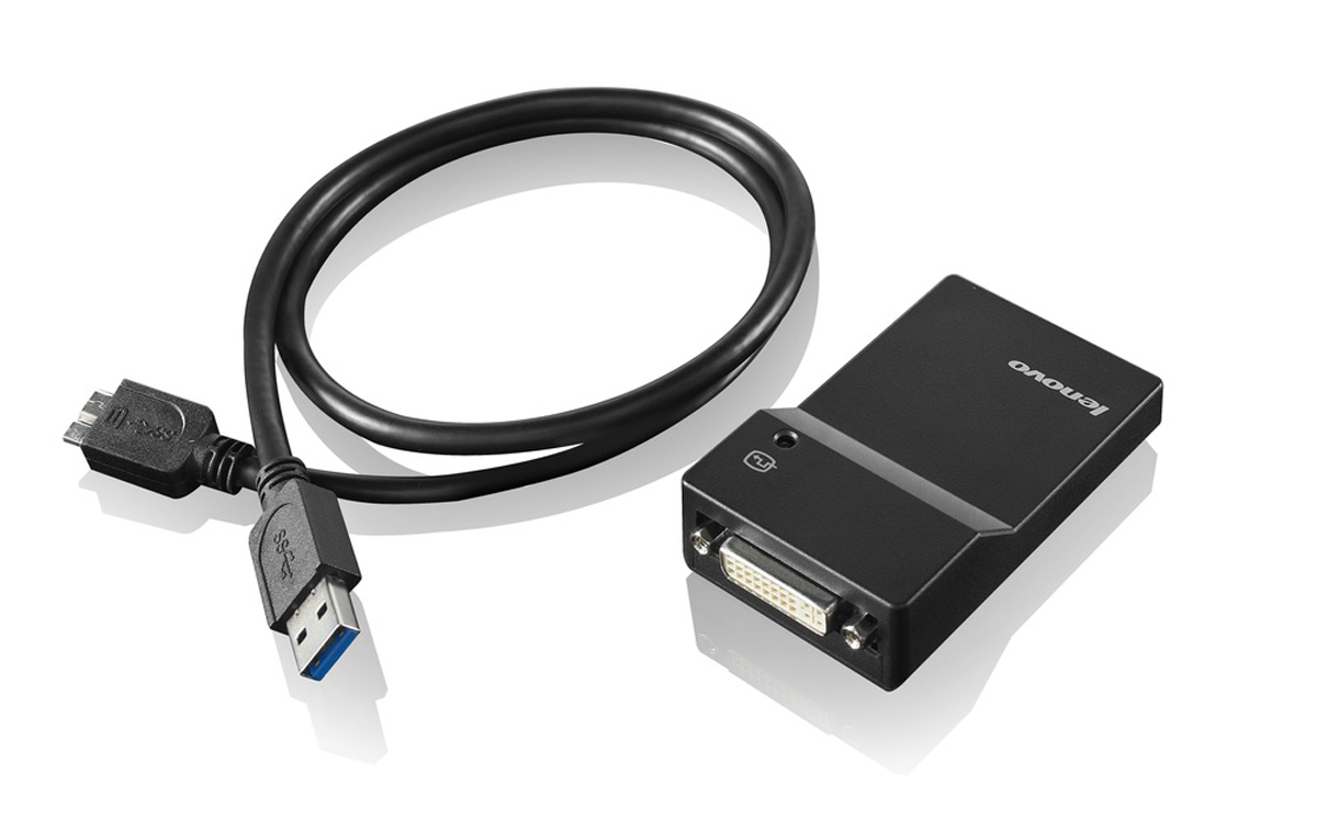 Lenovo USB3.0 to DVI-I Adapter **New Retail** Lenovo