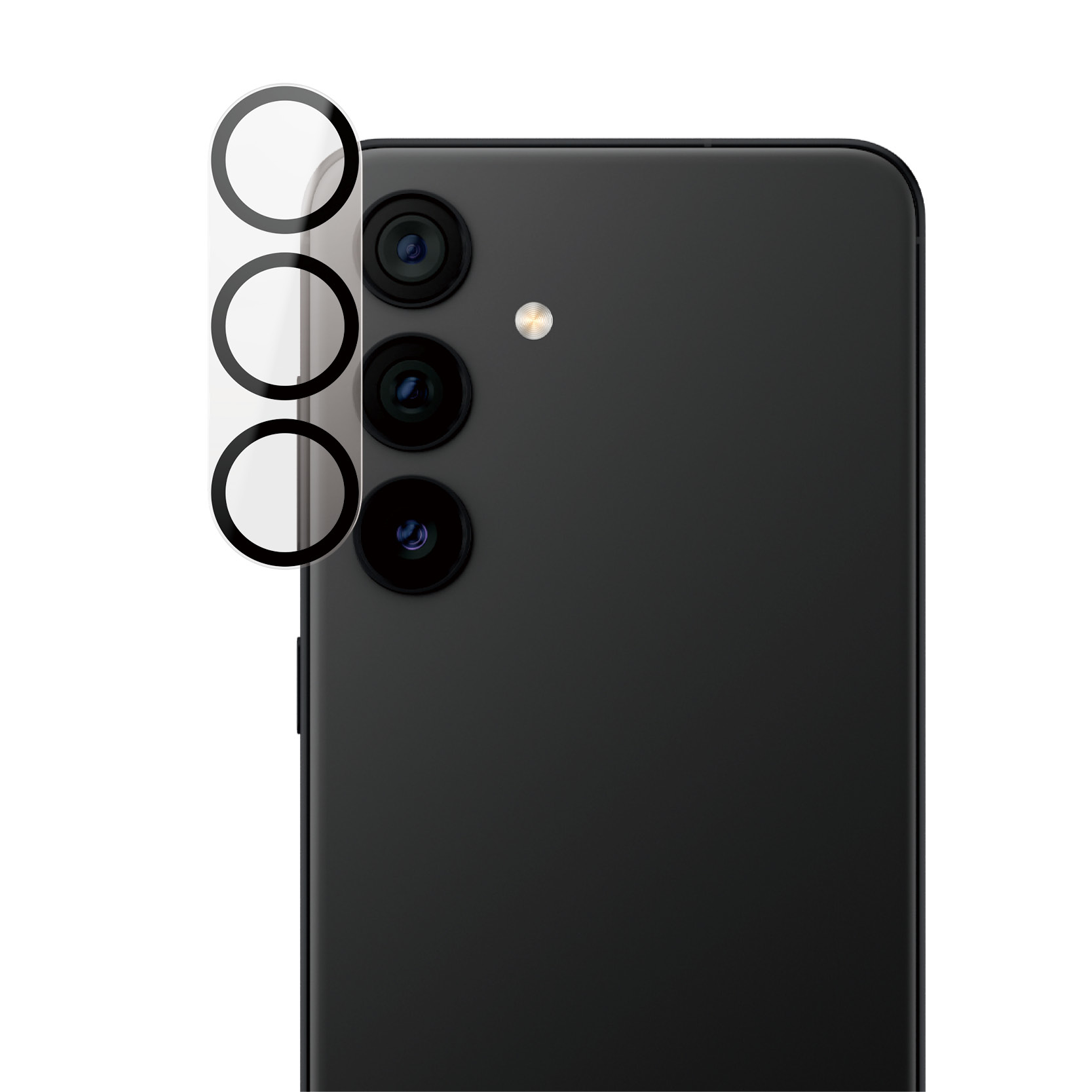PanzerGlass PicturePerfect Objektiv beskyttelse Sort Transparent Samsung Galaxy S23, S23+, S24