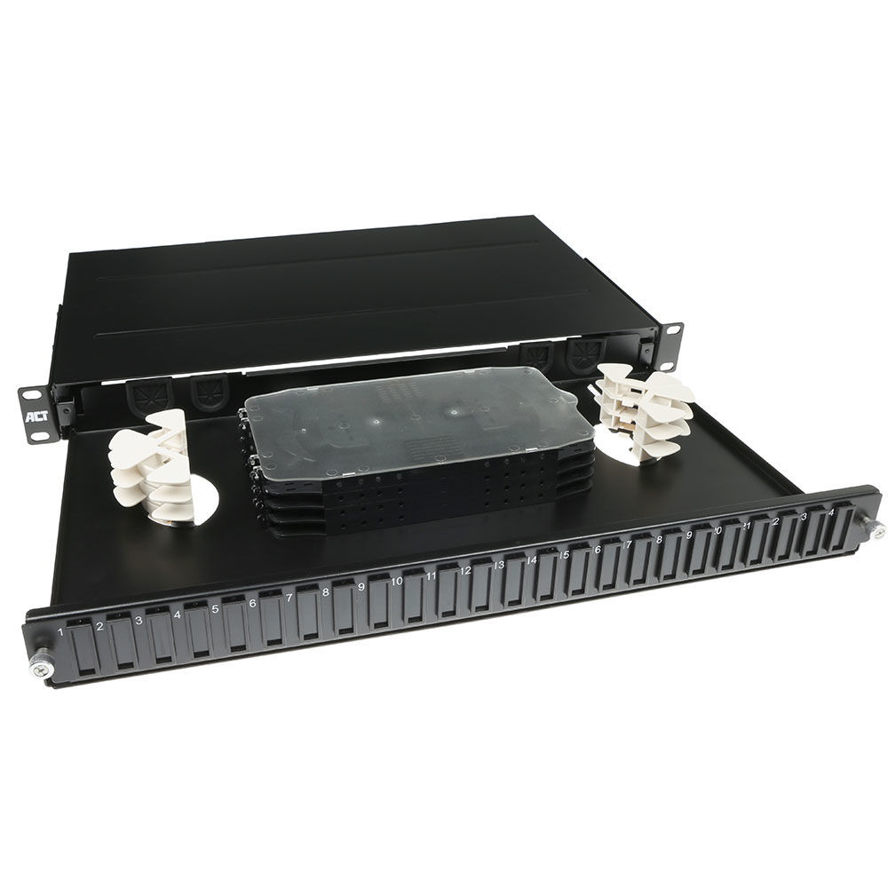 Fiber panel 48 ports unloaded
