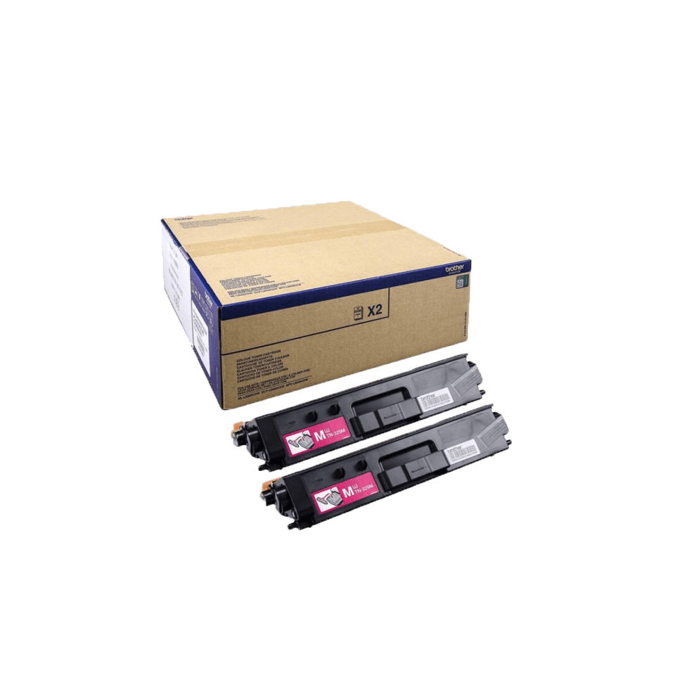 Brother Toner TN-329MTWIN Doppelpack Magenta (12000 Seiten)
