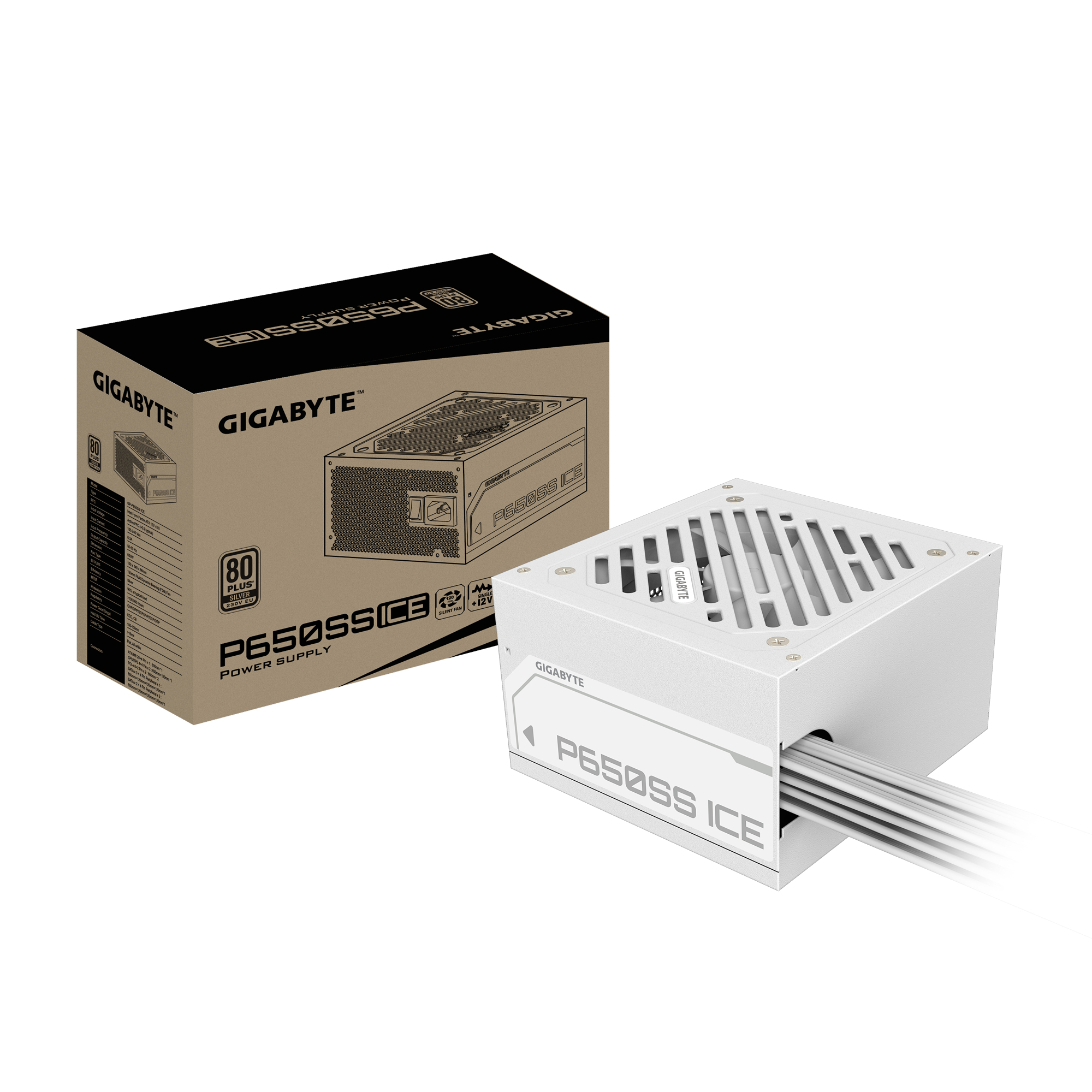 Gigabyte strømforsyning - 650W