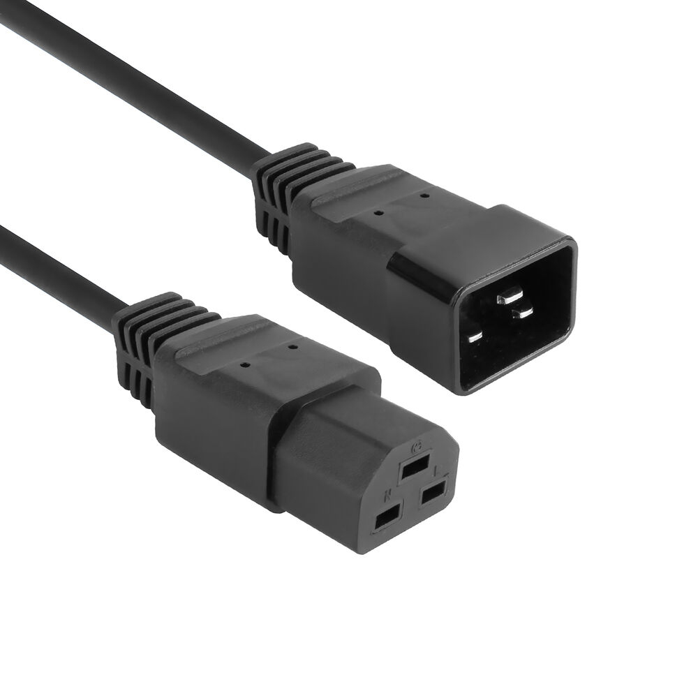 Powercord C20 - C21 IEC60320 black 2.5 m