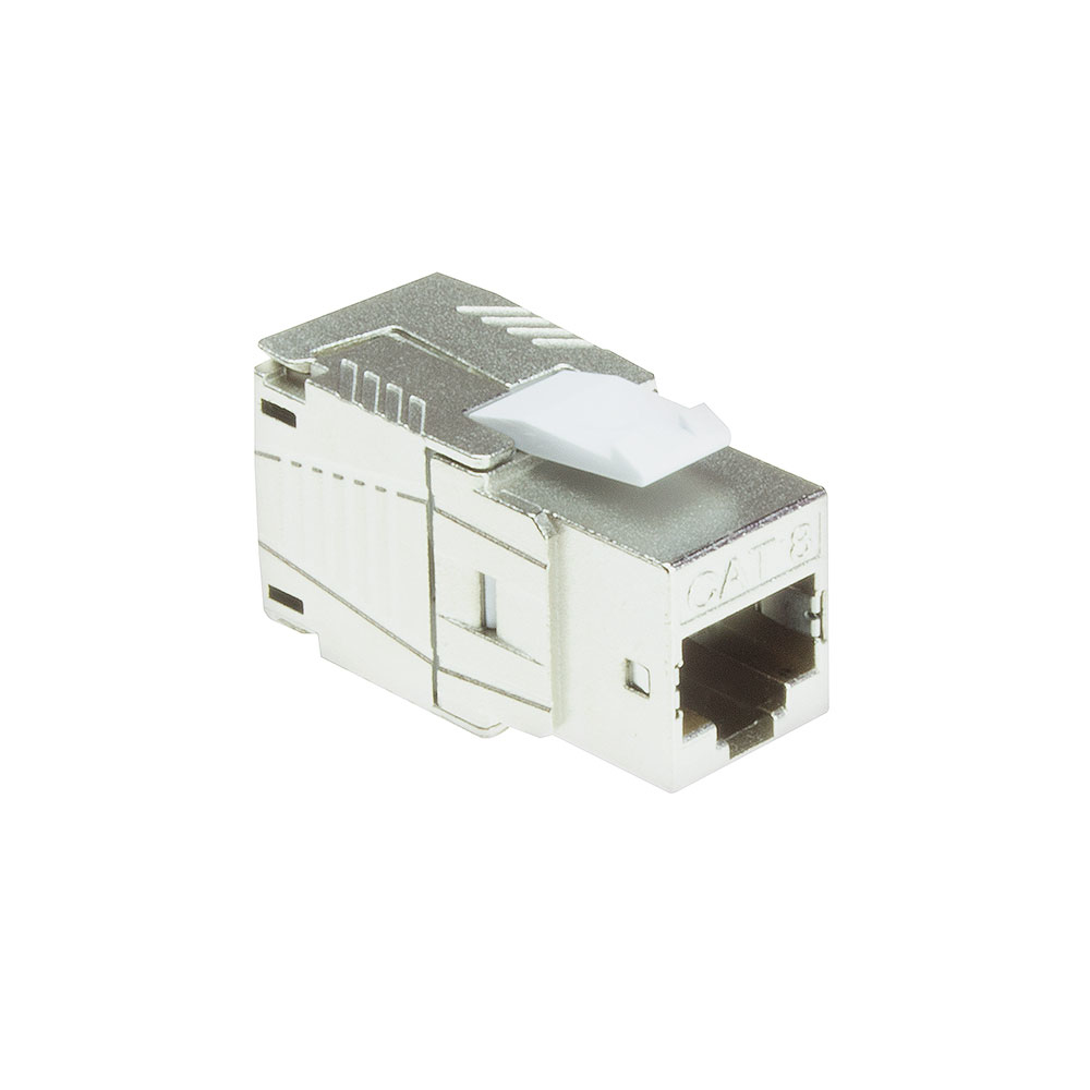 Keystone Jack CAT8 shielded toolless