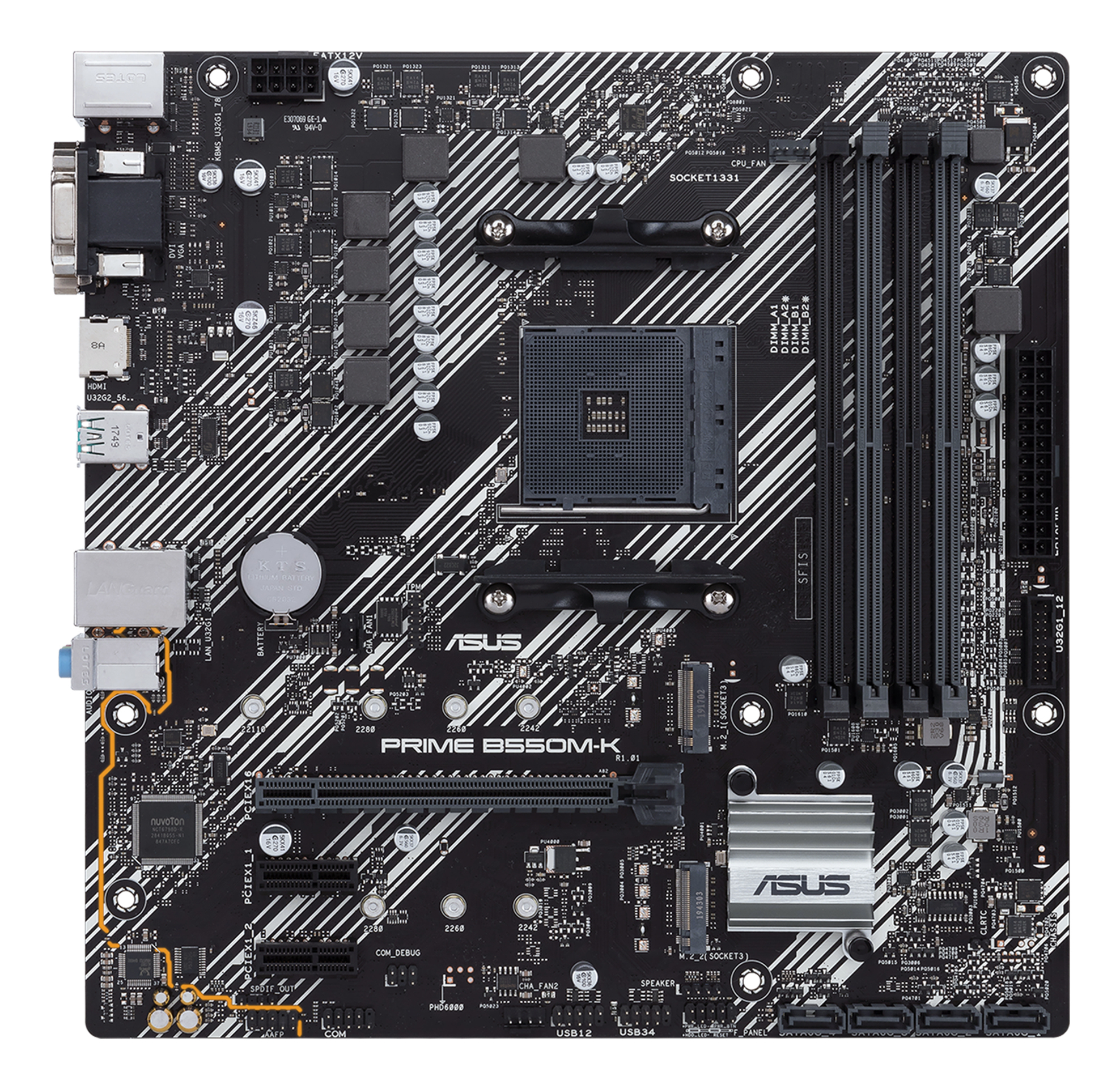 MB ASUS PRIME B550M-K (AMD.AM4.DDR4.mATX)