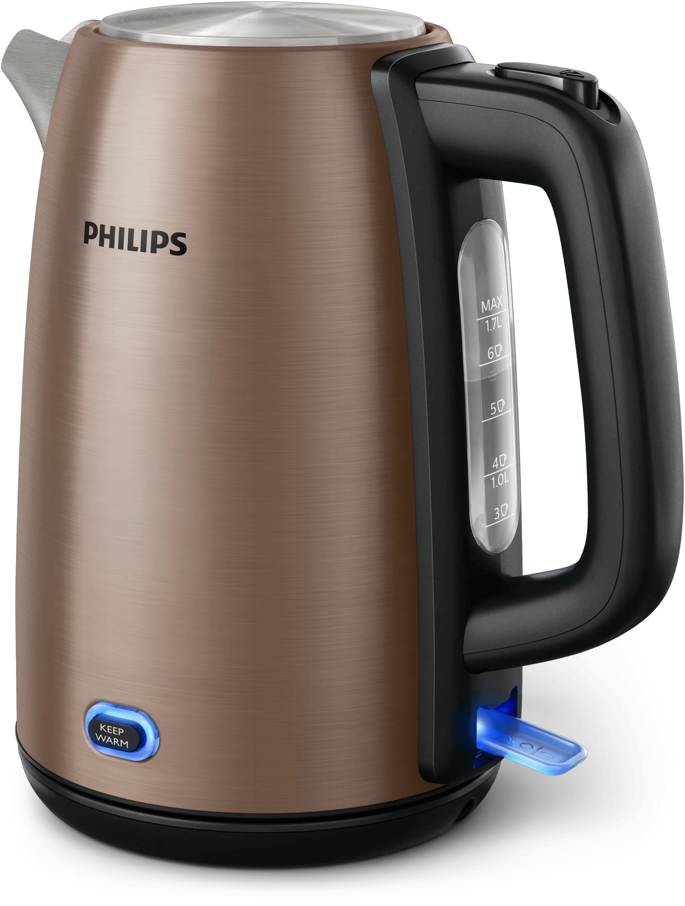 Philips Viva Collection Elkedel 1.7liter 2.06kW Kobber