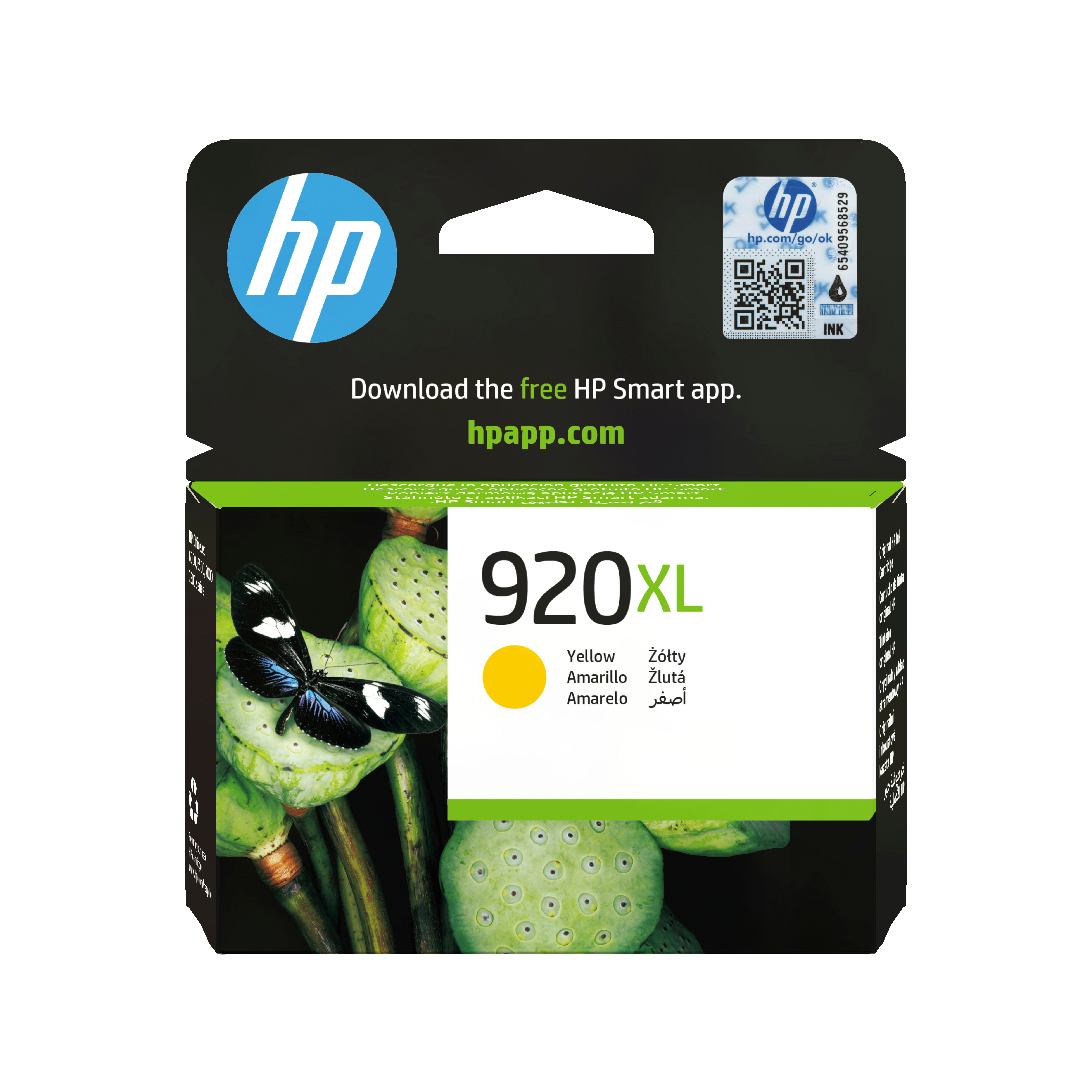 HP 920XL - Højtydende - gul - original