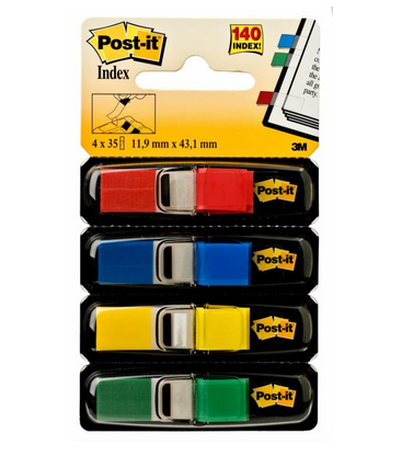 3M 7000144923 indekseringskort Blå, Gr