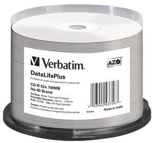 Verbatim DataLife Professional 50x CD-R 700MB