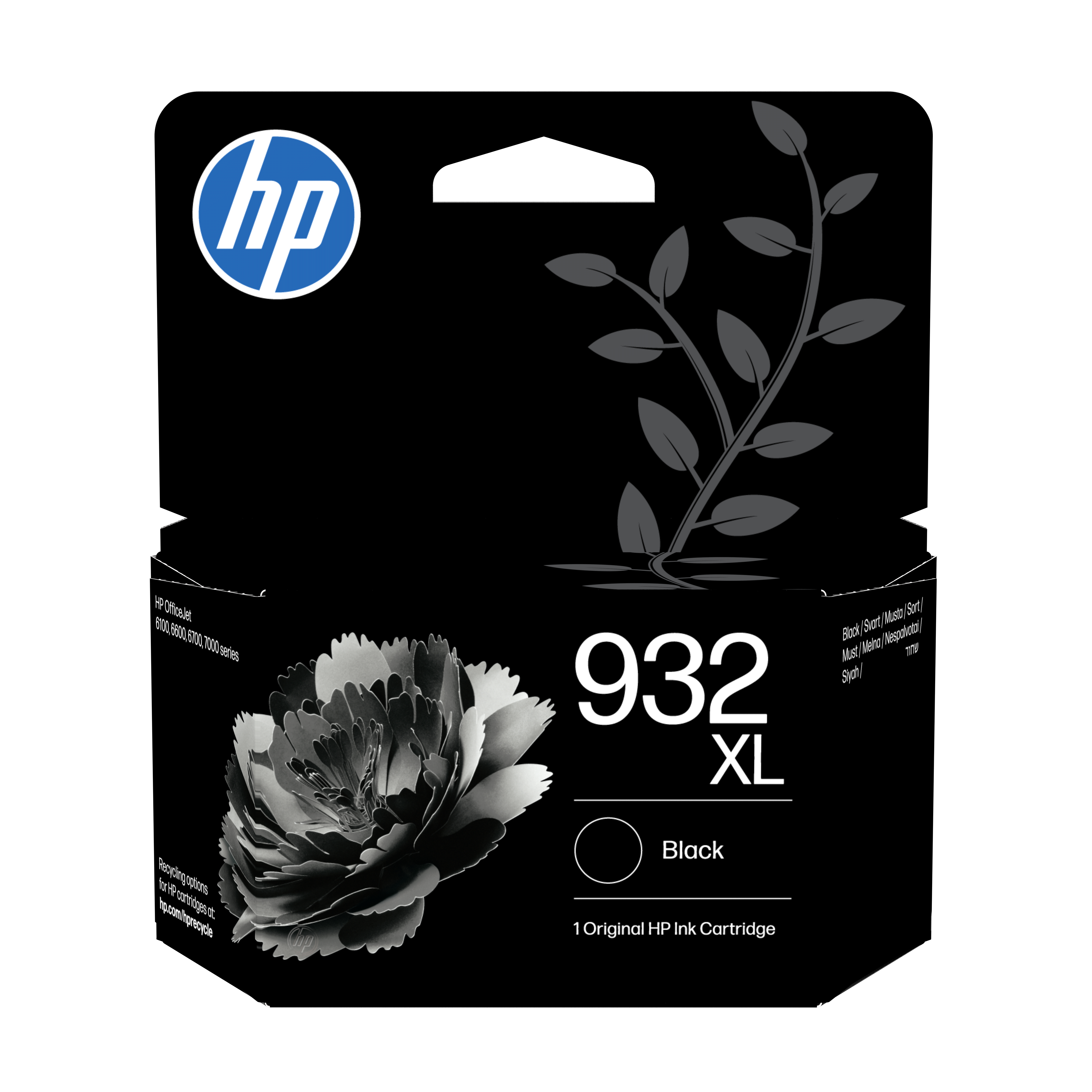 HP 932XL High Yield Black Original Ink Cartridge Schwarz 22,5ml 1000Seiten