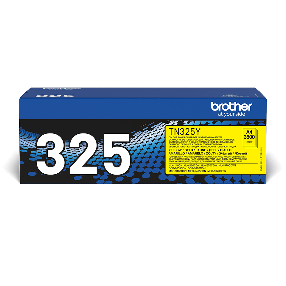 Brother Toner TN-325Y Gelb bis zu 3.500 Seiten nach ISO 19798