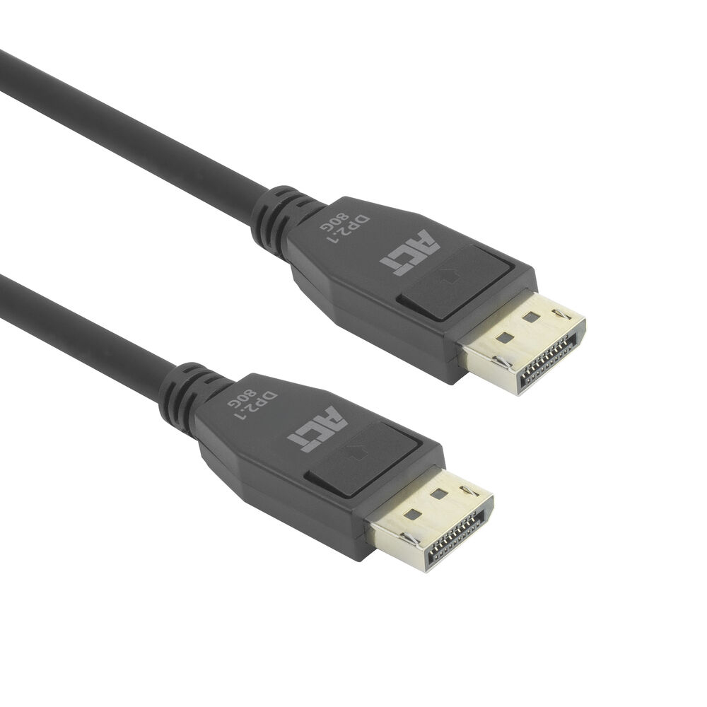 1 meter 4K@240Hz, 8K@60Hz or 10K@30Hz DisplayPort 2.1 cable, DP80 UHBR20