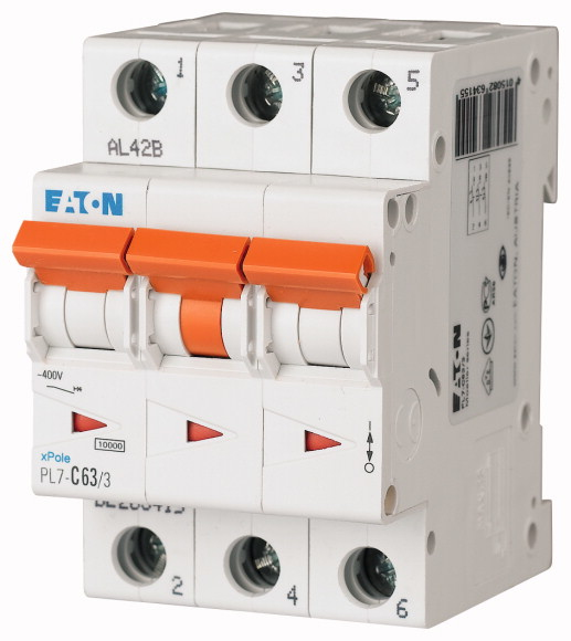 EATON PXL-C63/3 LS-Schalter 63A 236432 3p C-Char 236432