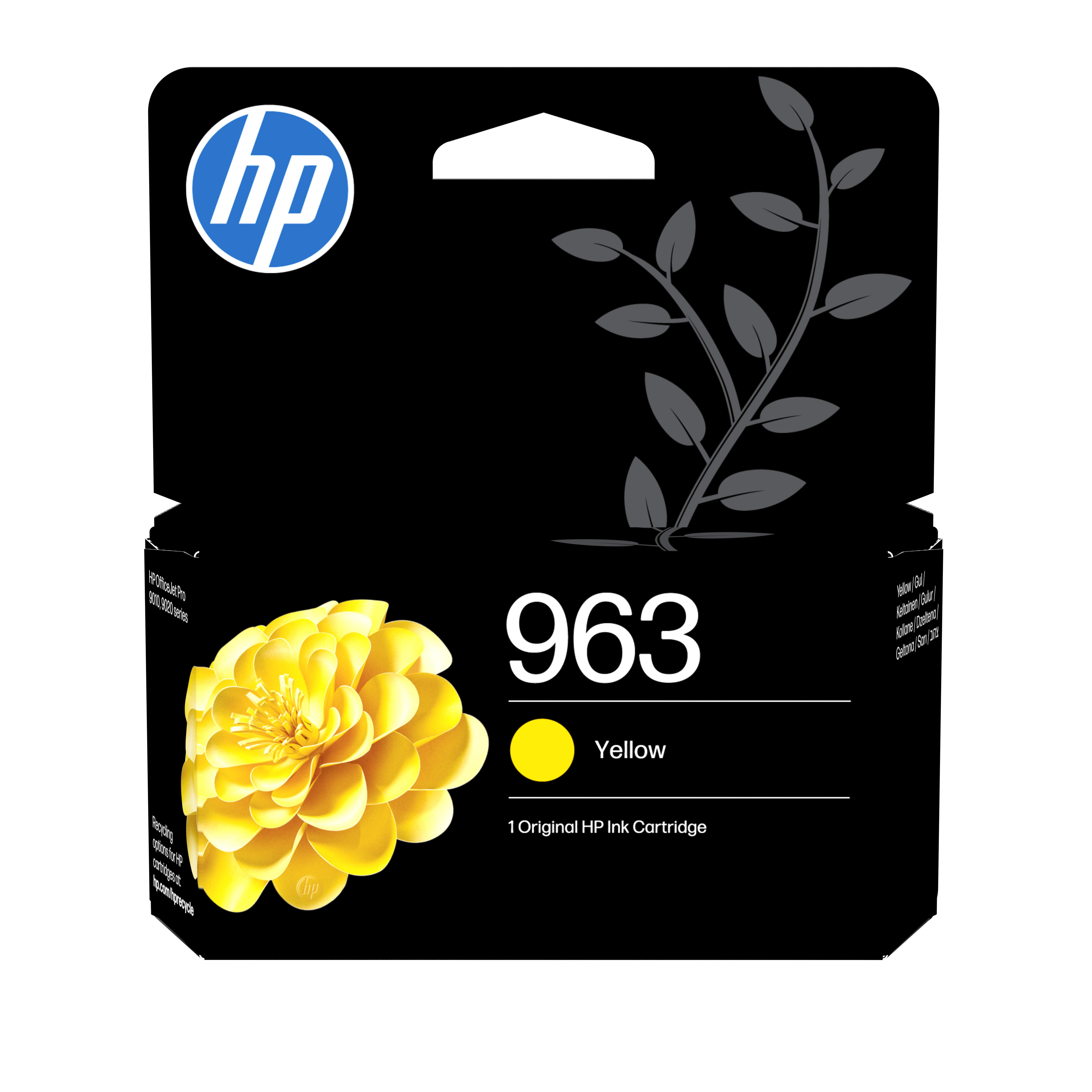 HP INK CARTRIDGE NO 963 YELLOW