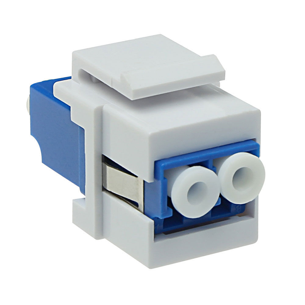 Keystone coupler LC duplex MM/SM