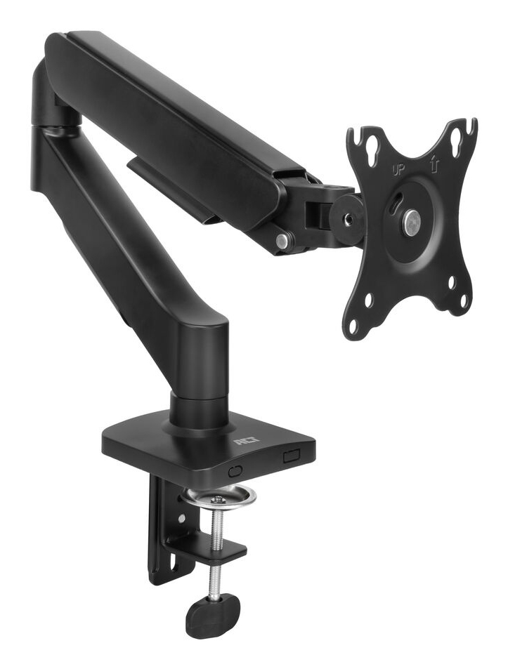 Monitor arm 34 inch , gas spring, 1 monitor, ACT Essentials