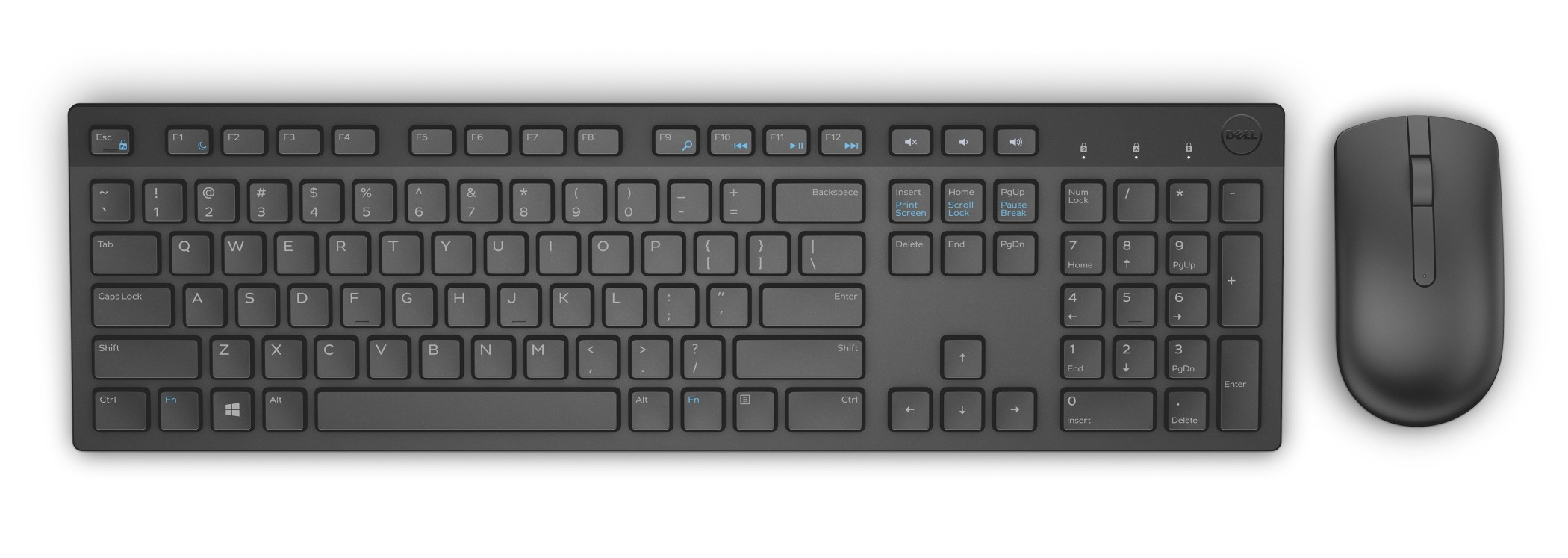 Dell KM636 - tastatur og mus-sæt - QWE