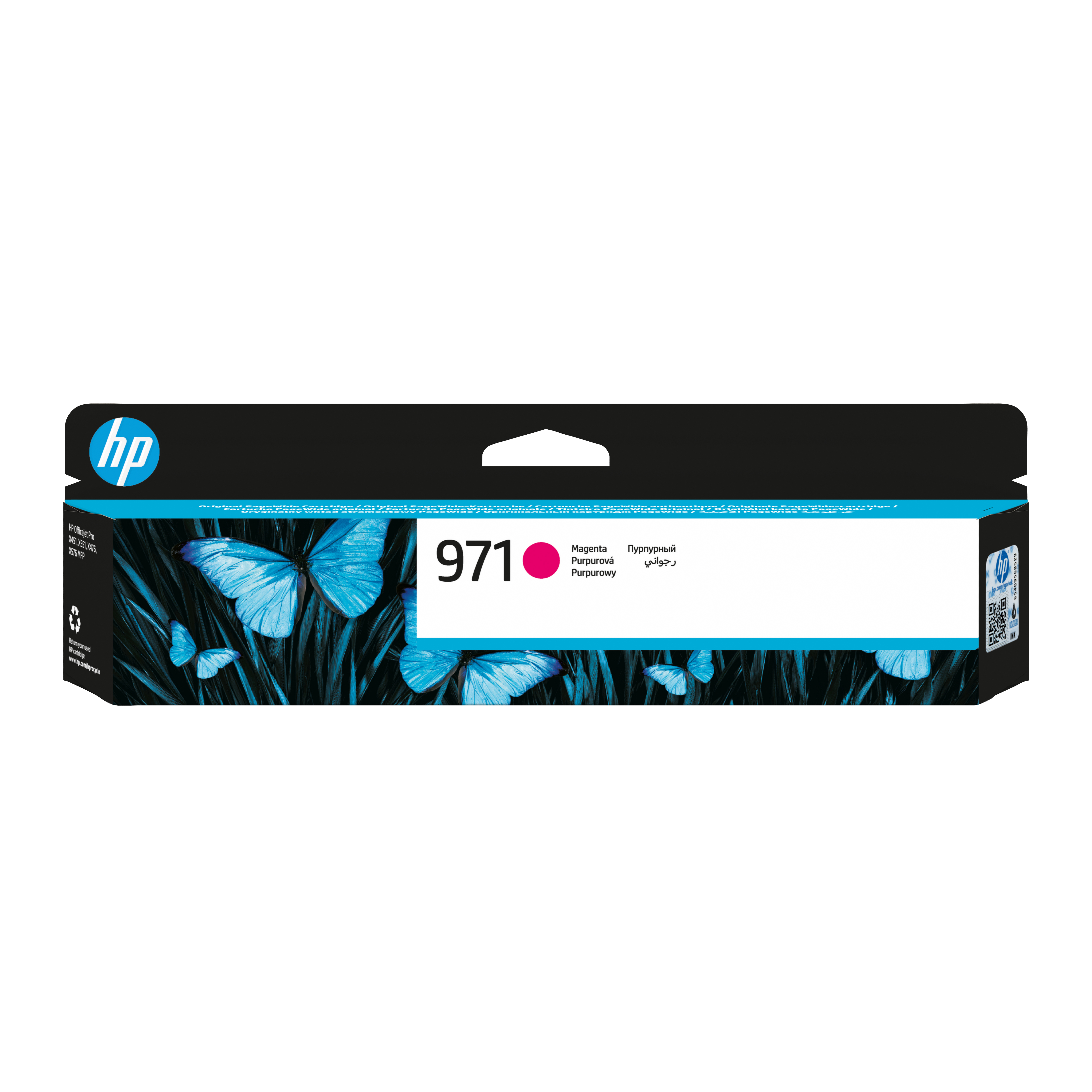 HP 971 - magenta - original - blækpatr