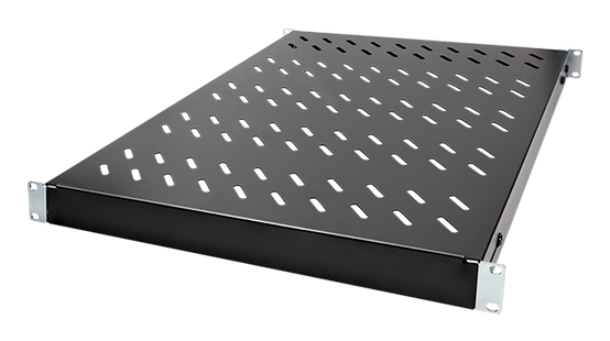 19" Adjustable Shelf for Racks with 600mm depth, black